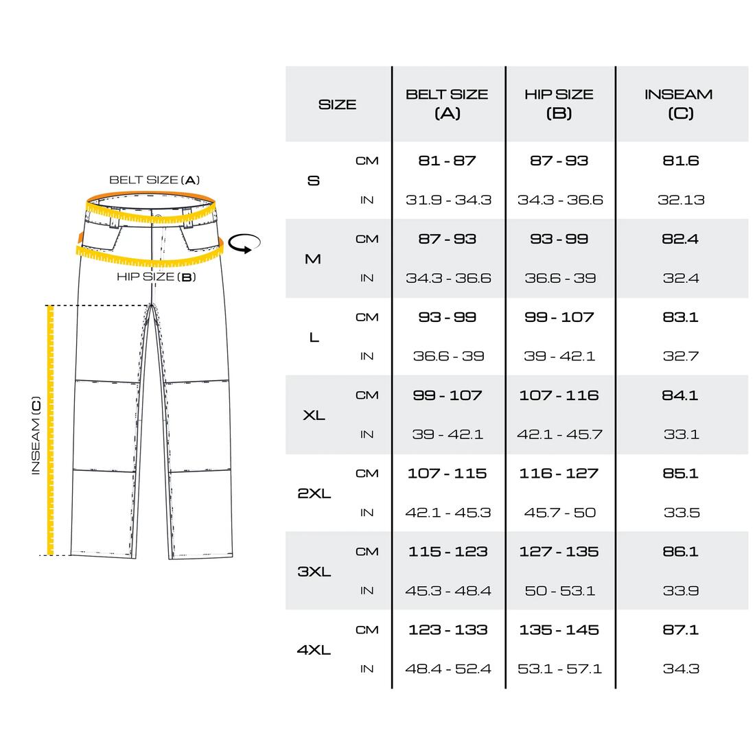 Pantalon cargo résistant, Steppe 500