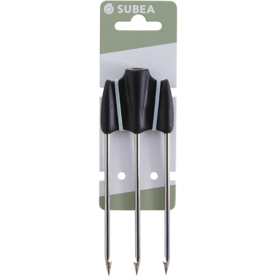 Trident 3 pointes inox longues pour flèche à vis pêche sous-marine