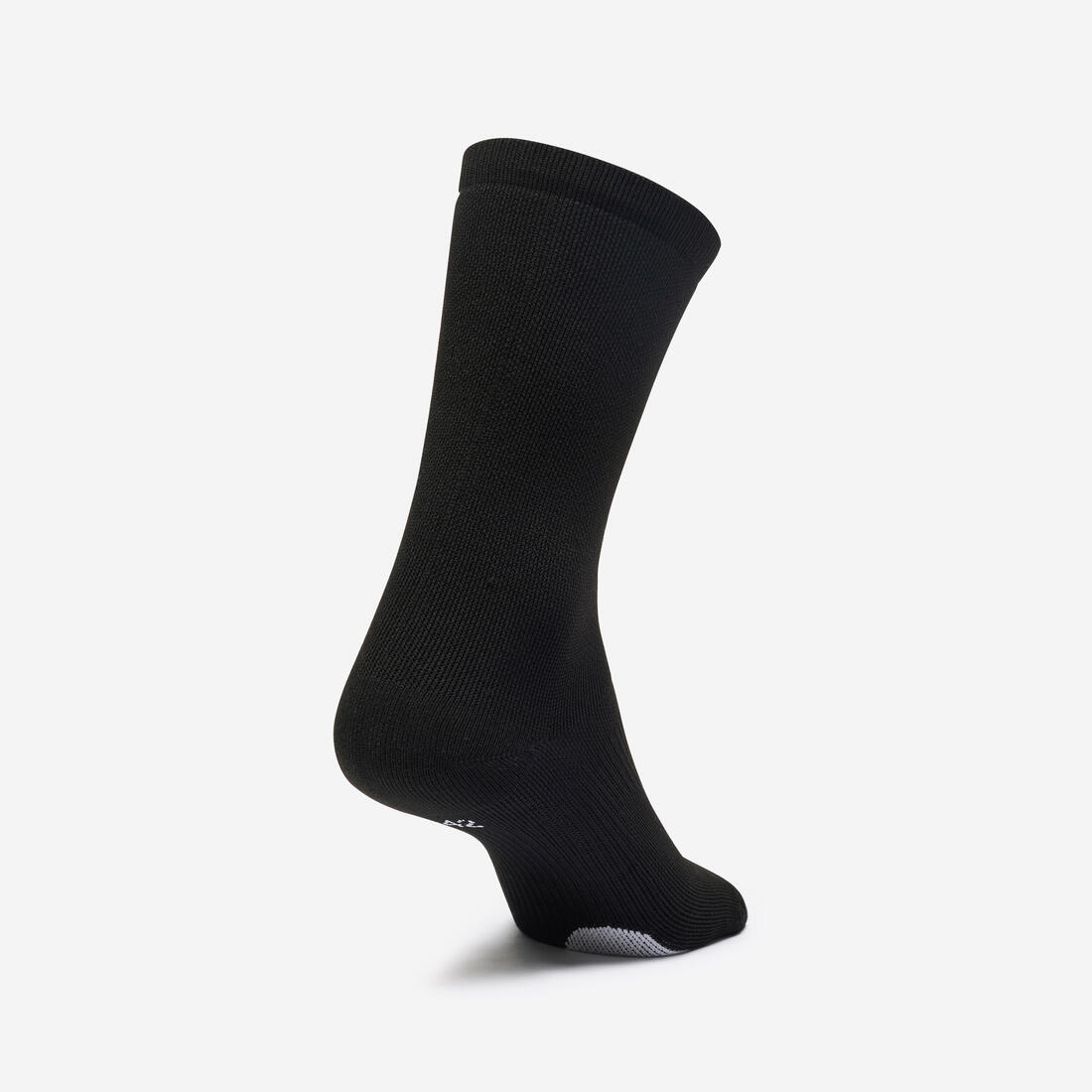 Chaussettes mi-hautes de fitness x2, grises et blanches