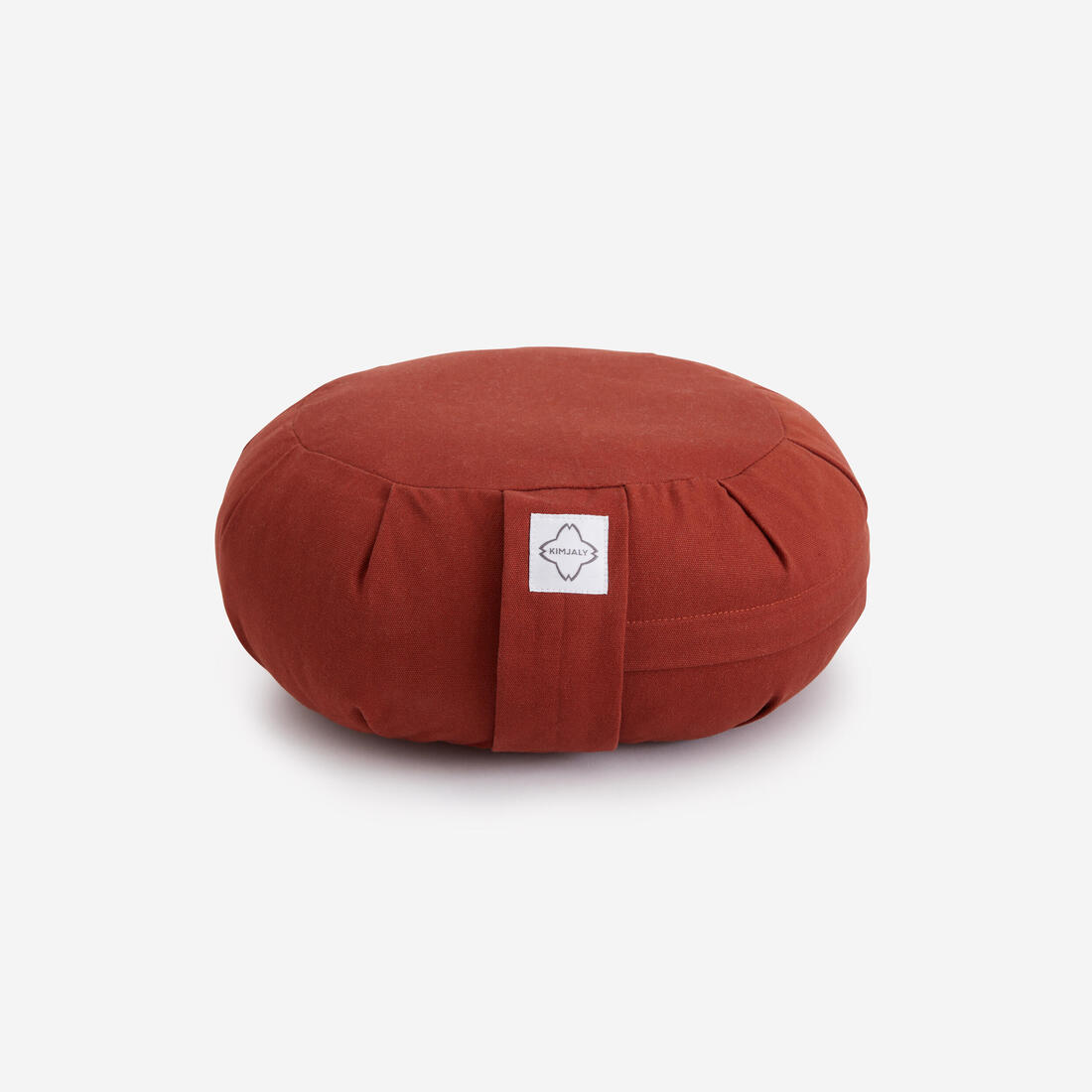 Zafu coussin rond de yoga et méditation, gris chine