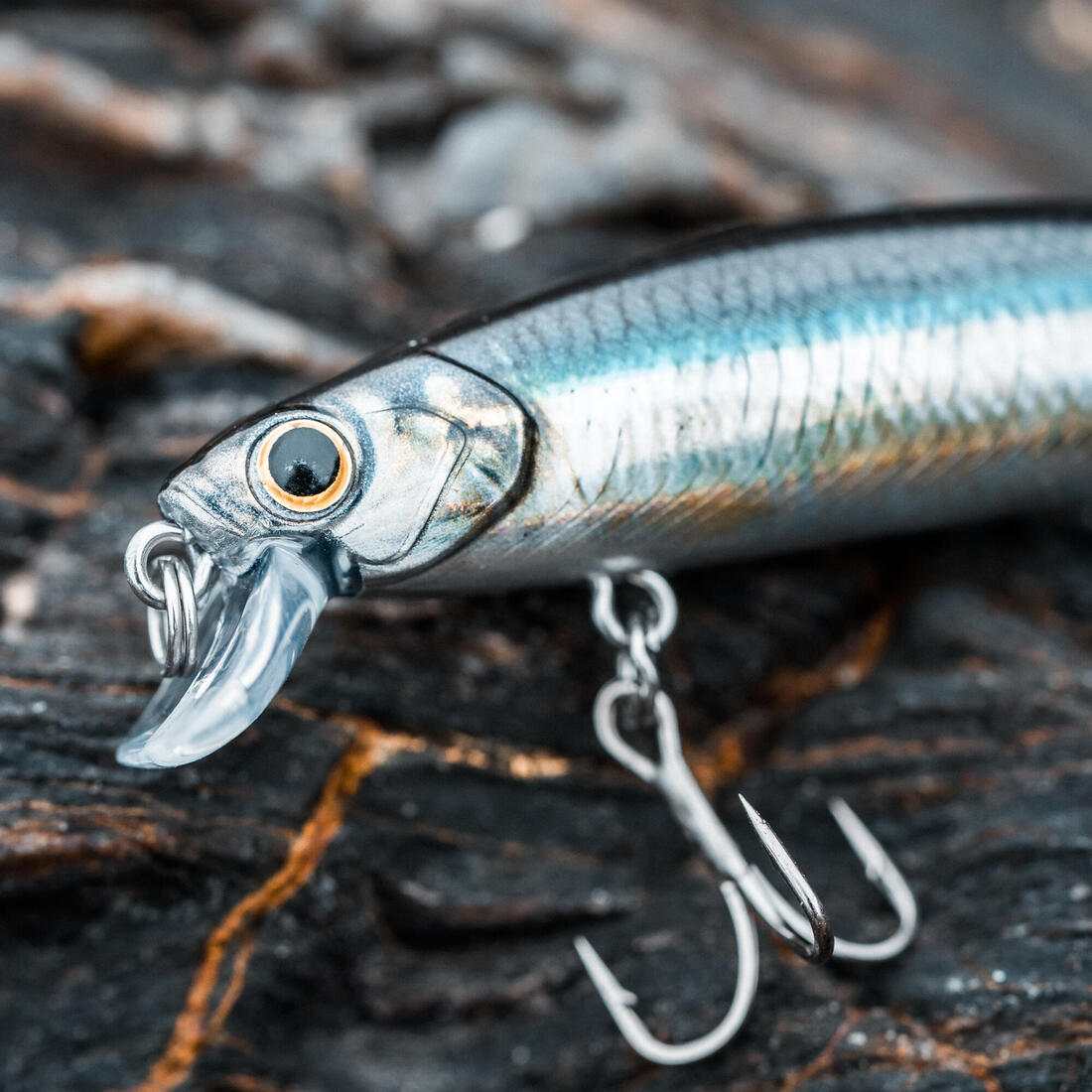Poisson nageur SAXTON 75 US ANCHOIS au leurre en mer