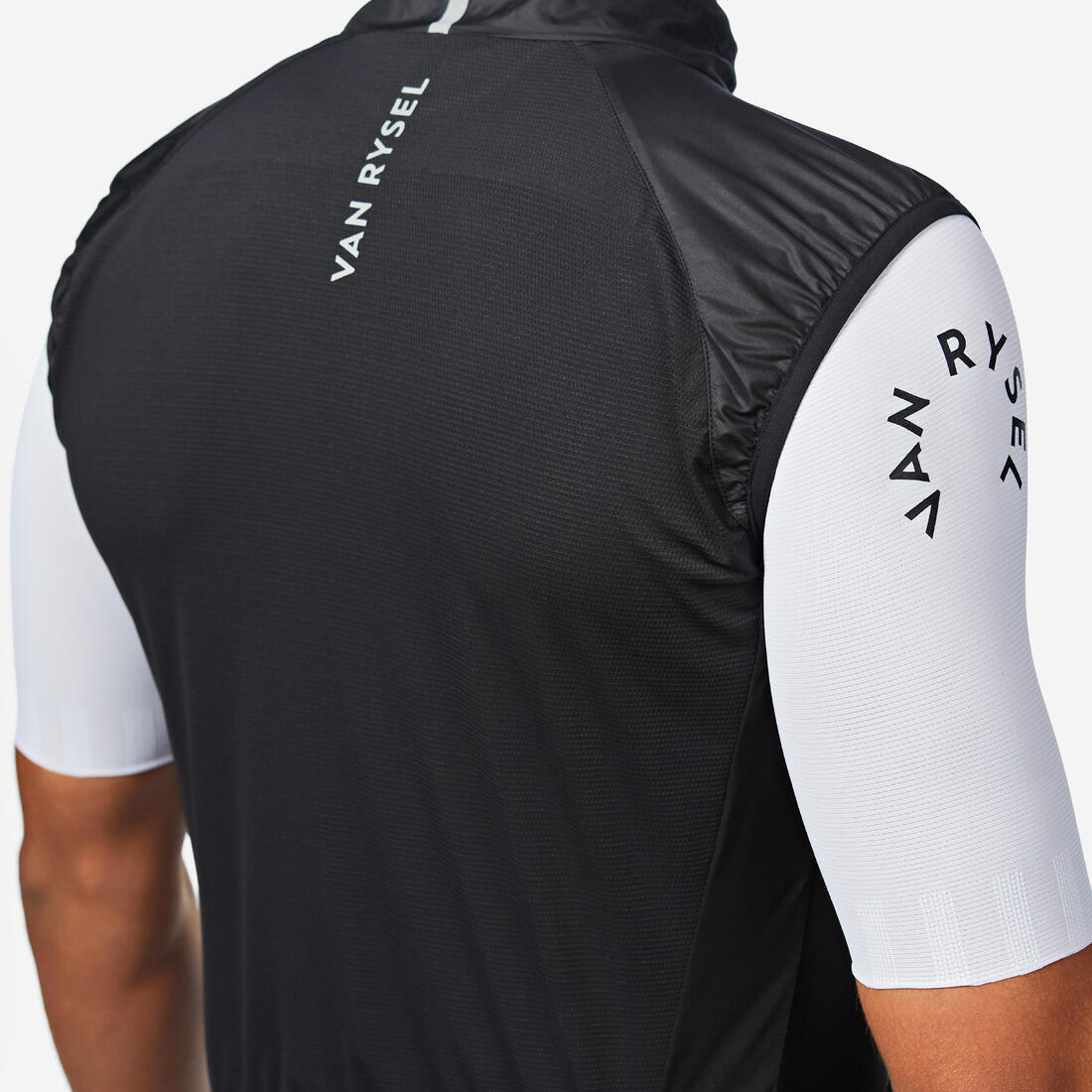 Coupe-vent vélo route sans manche homme - RCR ultra-light noir