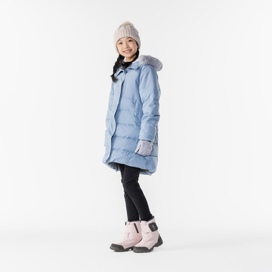 LEGGING CHAUD DE RANDONNÉE - SH100 - ENFANT 7 - 15 ANS