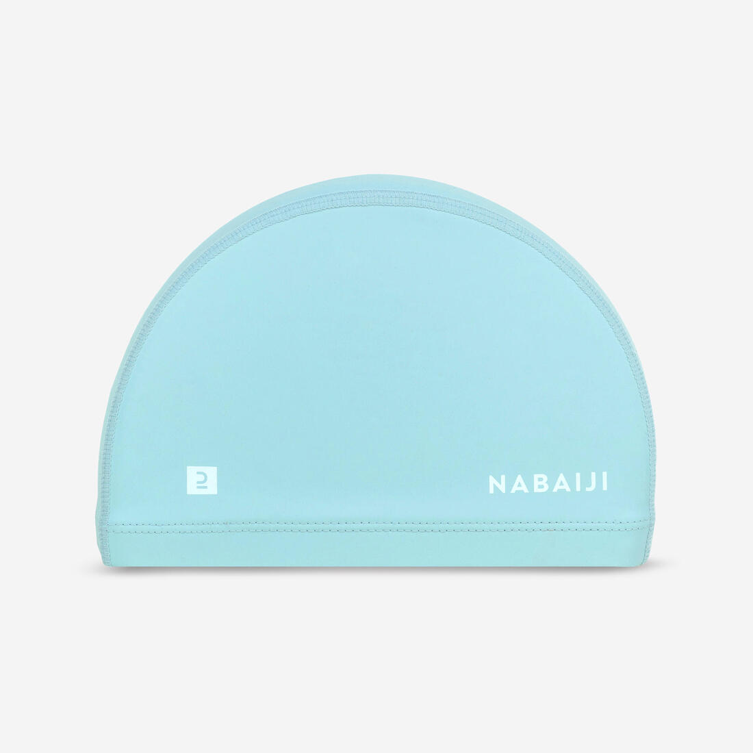 Bonnet de bain en maille enduite - tissu imprimé - taille m - blanc line