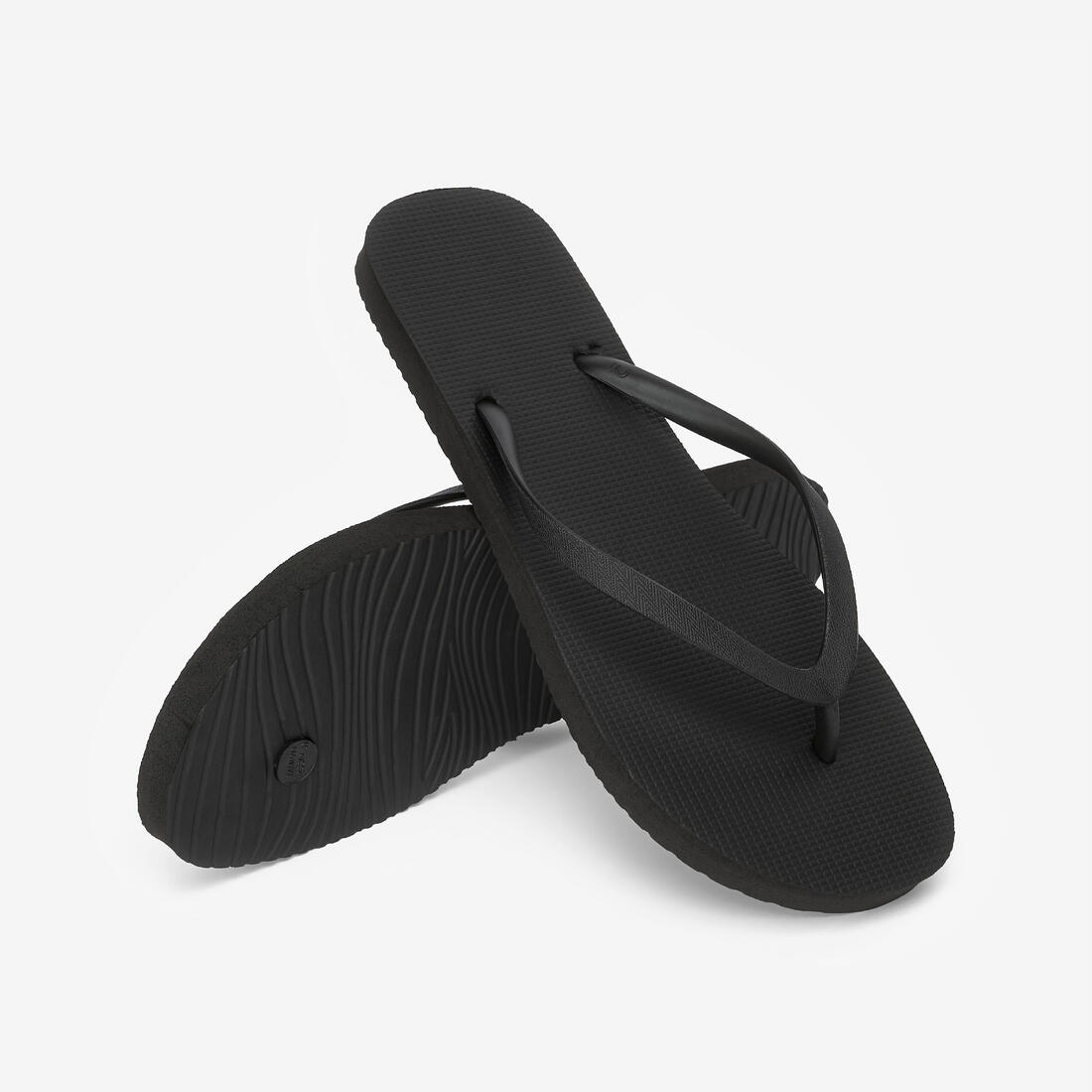 Tongs femme, 100 noir