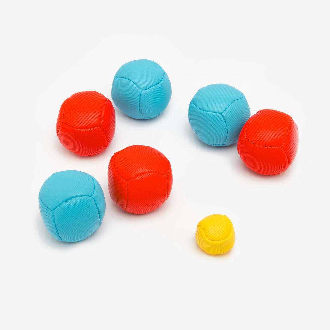 Jeu de 6 boules pétanque loisir ENTER 100 SOFT Intérieur Extérieur