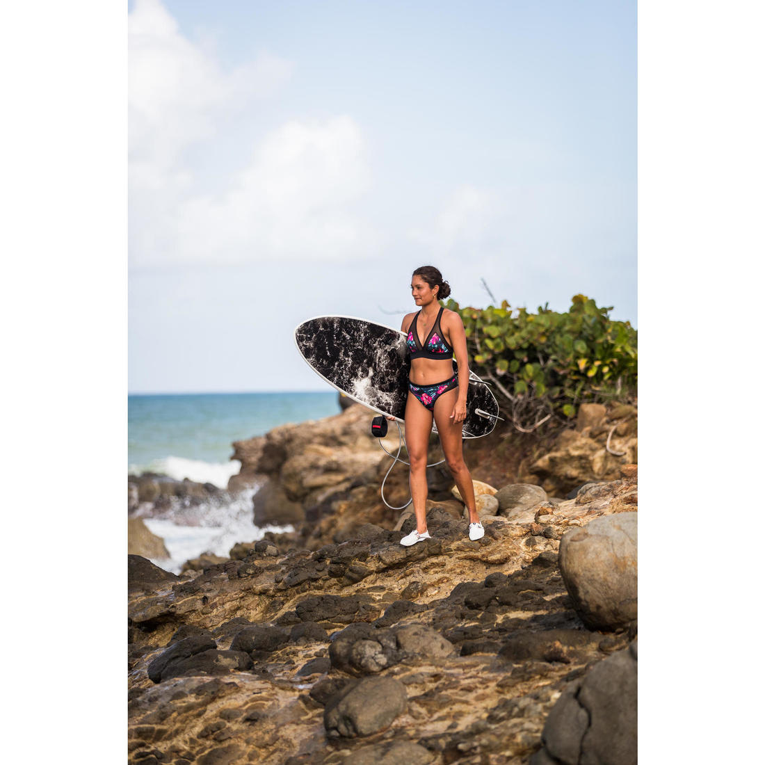Haut de maillot de bain brassière de surf femme dos réglable ISA FOAMY
