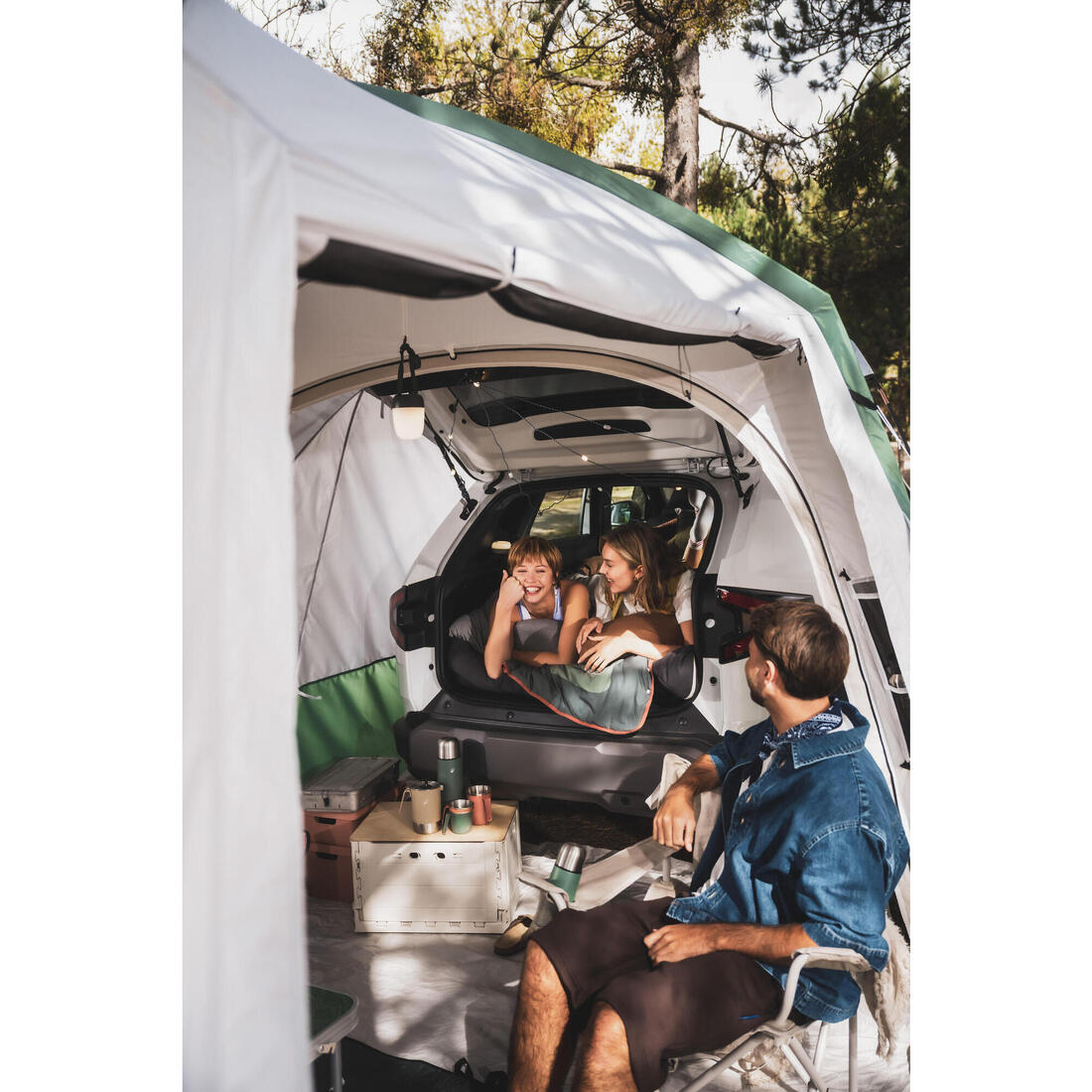Lampe de camping rechargeable USB 120 lumens, BL120 vert