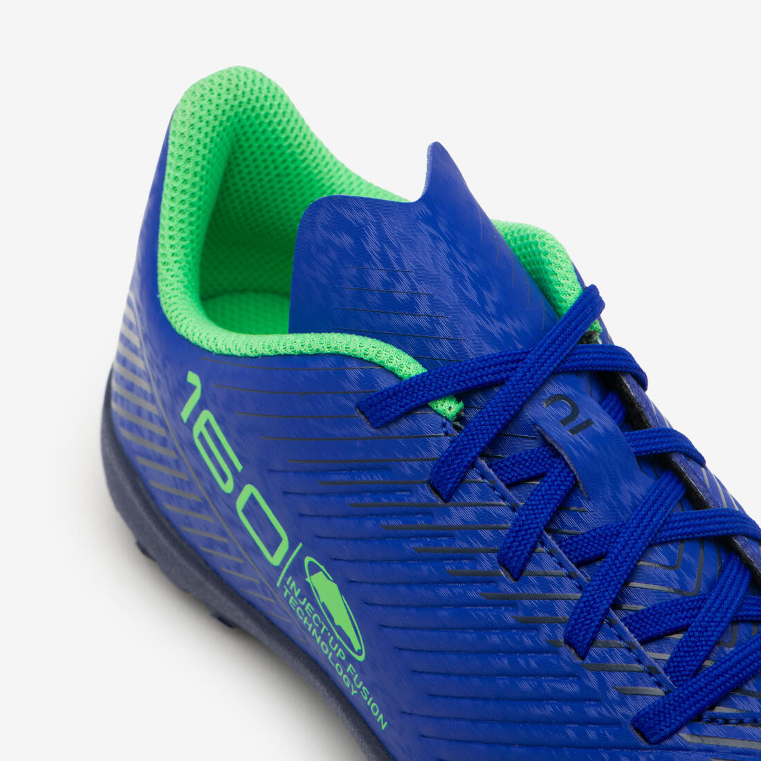 Chaussures de football enfant a lacets 160 jr turf .tf