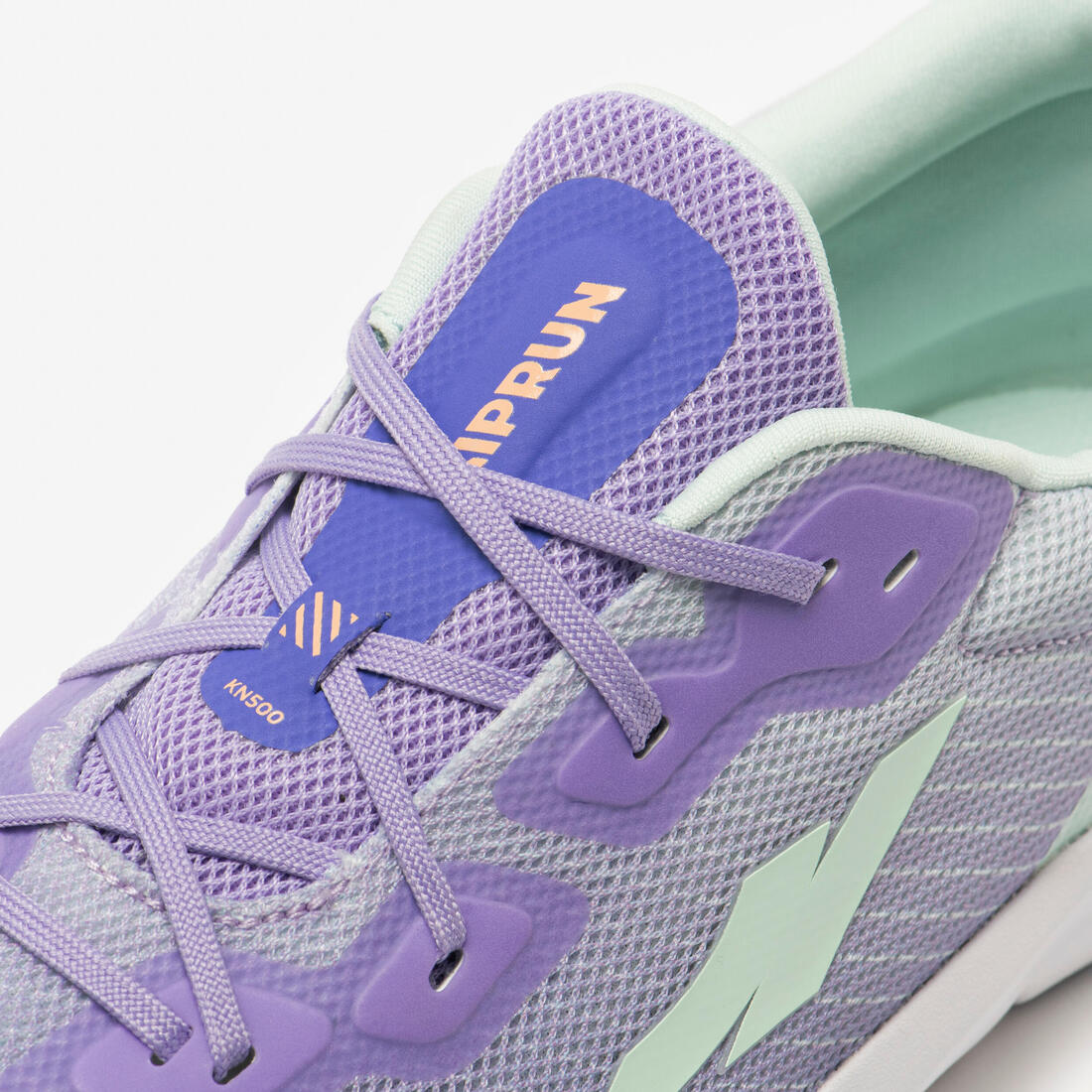 Chaussures de running drop 0 Enfant - KIPRUN KN500 vertes jaunes noires