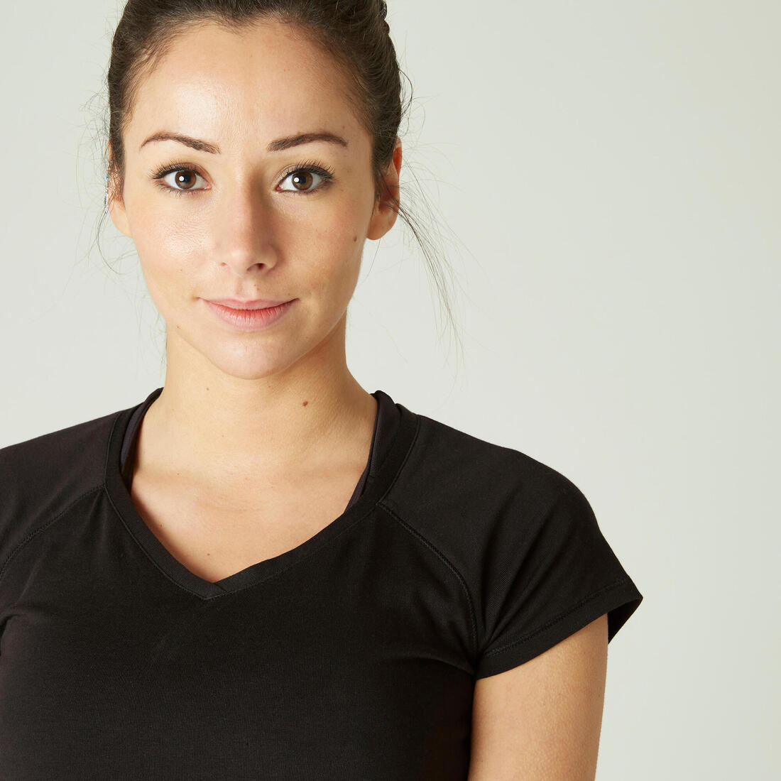 T-shirt Col V fitness Femme - 500