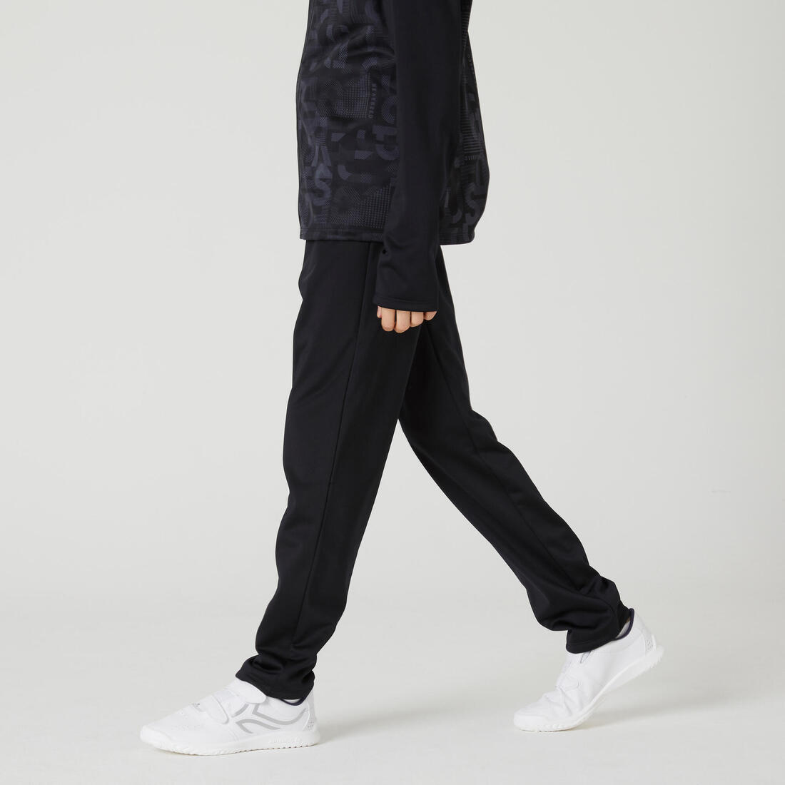 Survêtement enfant synthétique respirant - Gym'y bleu, pantalon marine