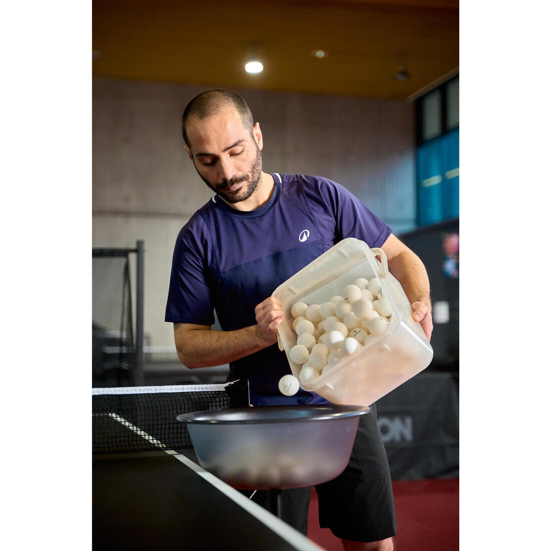 BALLES DE TENNIS DE TABLE TTB 100 1* 40+ X72 BLANCHES