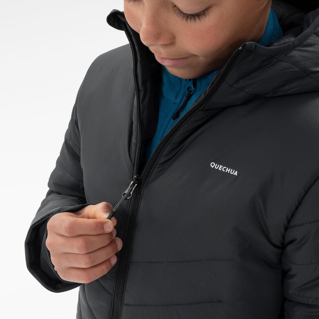 Doudoune de randonnée chaude enfant 7-15 ans, MH 500