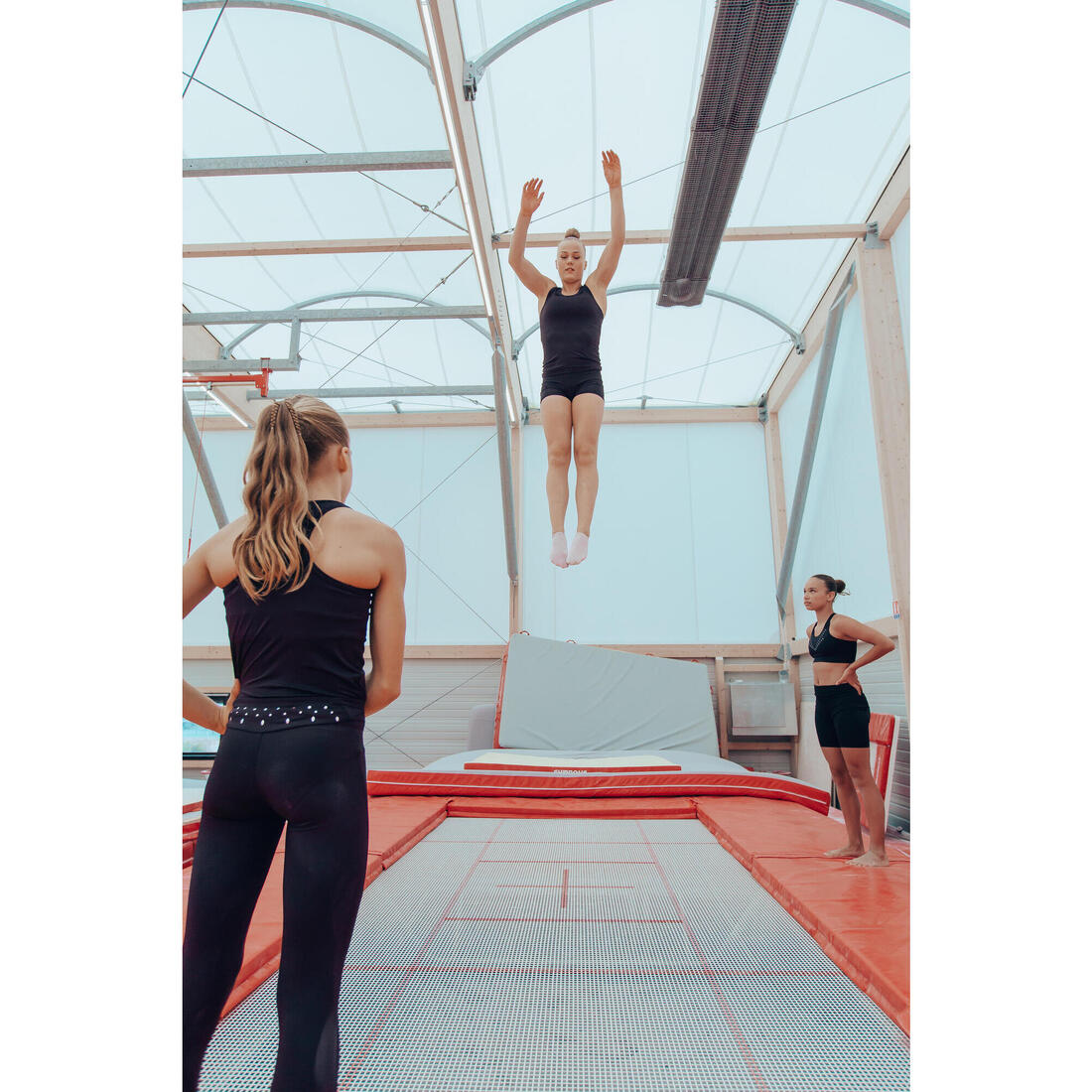 Legging gym à sequins Fille - noir