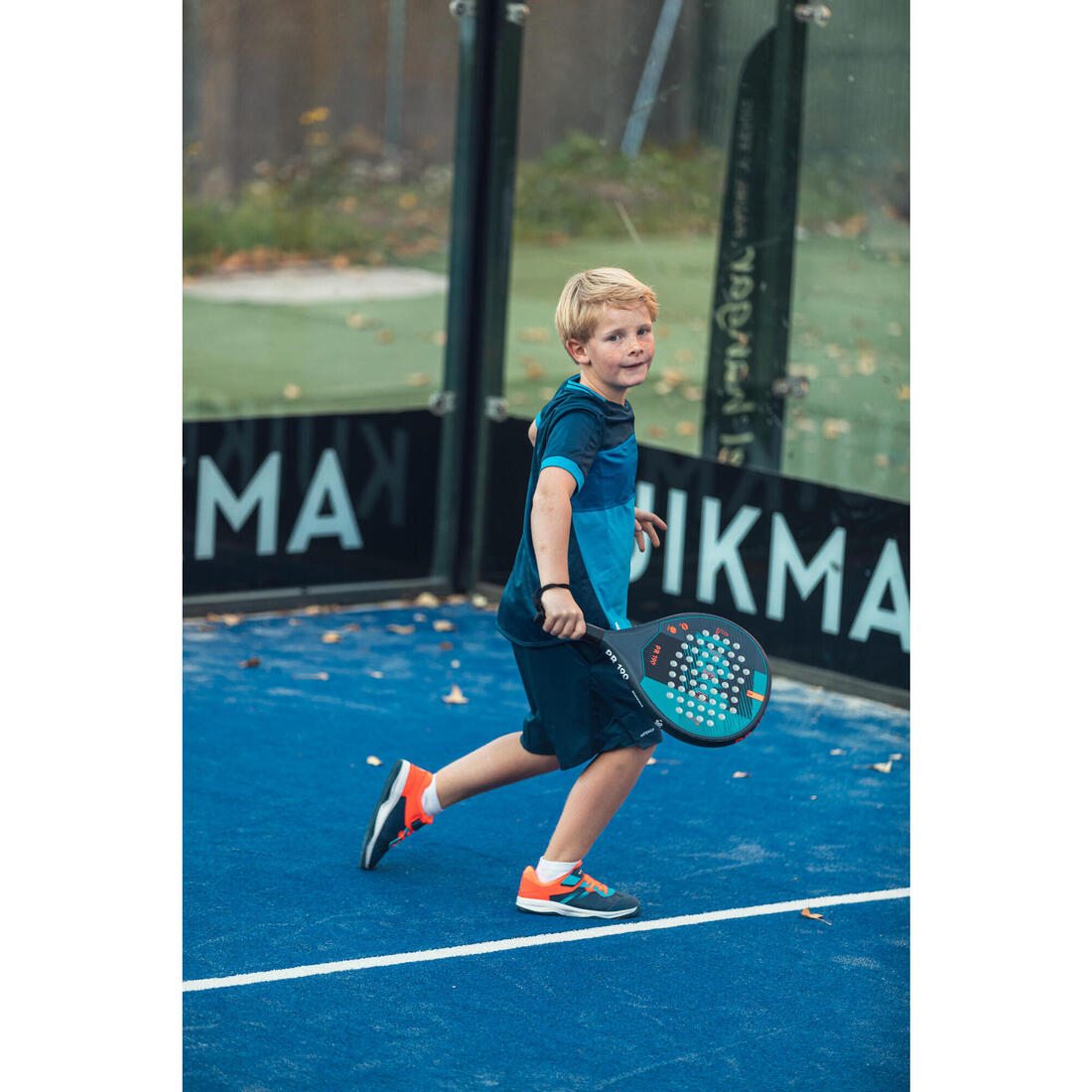 Chaussures de padel Enfant - PS 190 bleu rouge