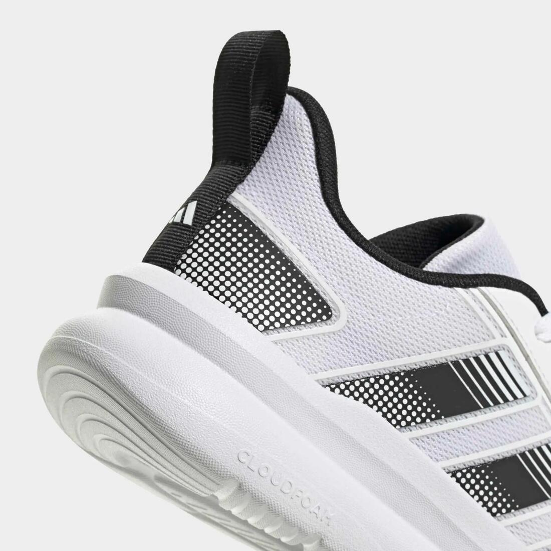 Chaussures de sport respirantes enfant, blanc et noir