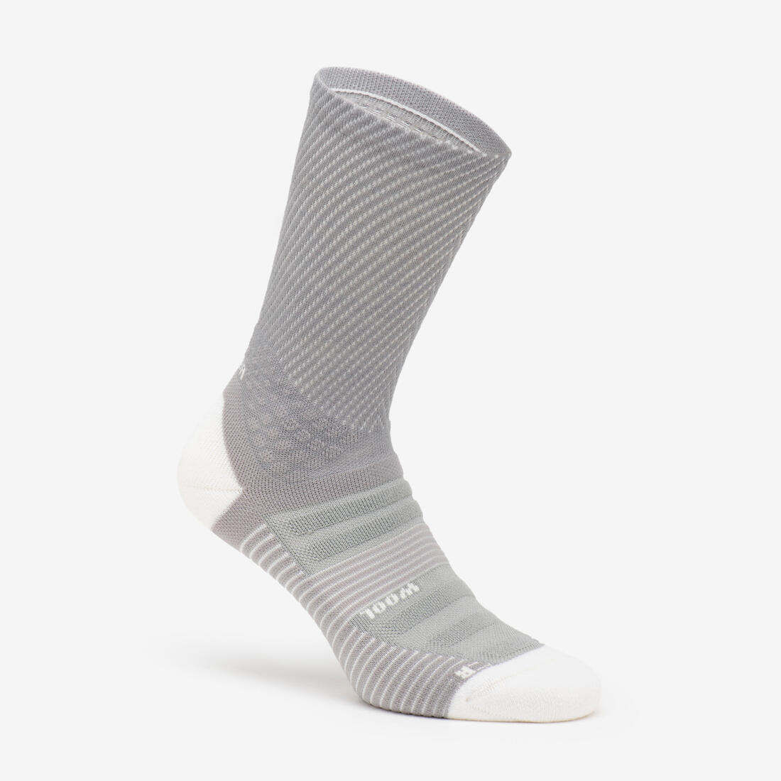 Chaussettes de randonnée hautes laine (2 paires) adulte, Hike 900