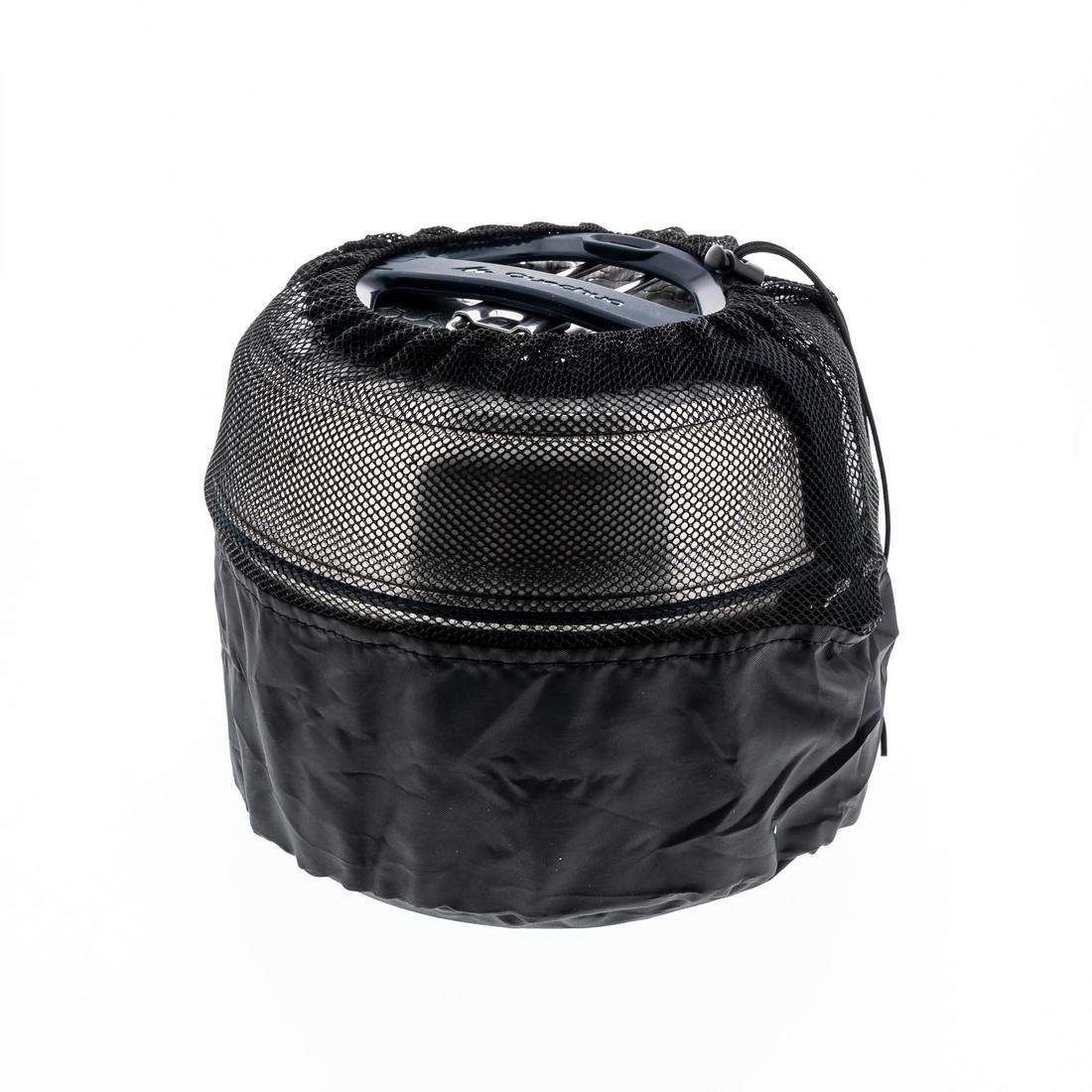 Popote 4 personnes de camping en acier inox + anti-adhésif
