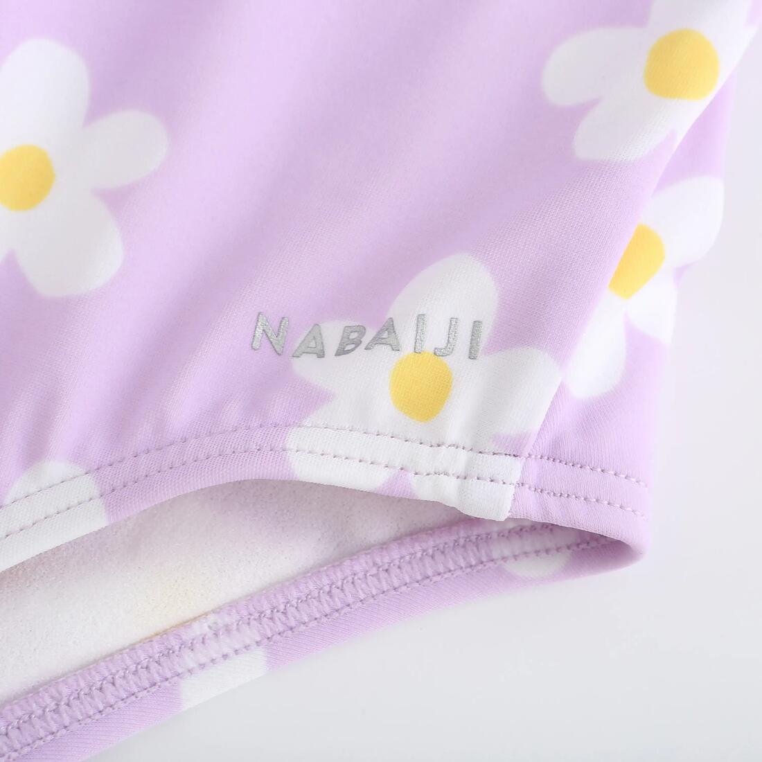 Maillot de bain de natation 1 pièce Fille enfant Lila marg lilas