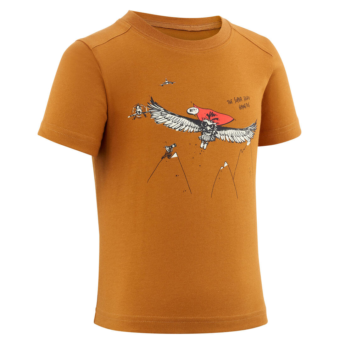 T-shirt de randonnée - MH100 bleu phosphorescent - enfant 2-6 ANS