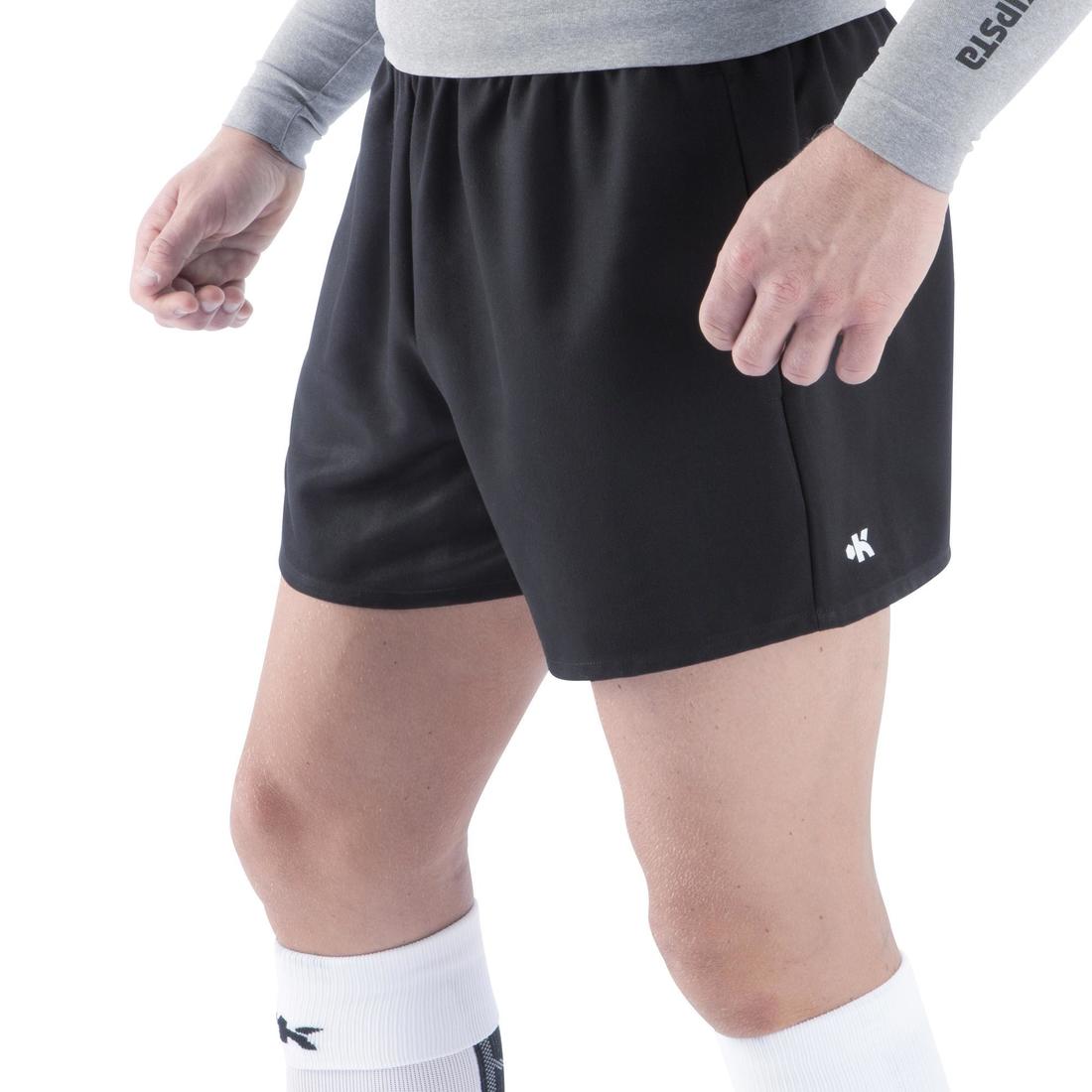 Short rugby adulte avec poches r100