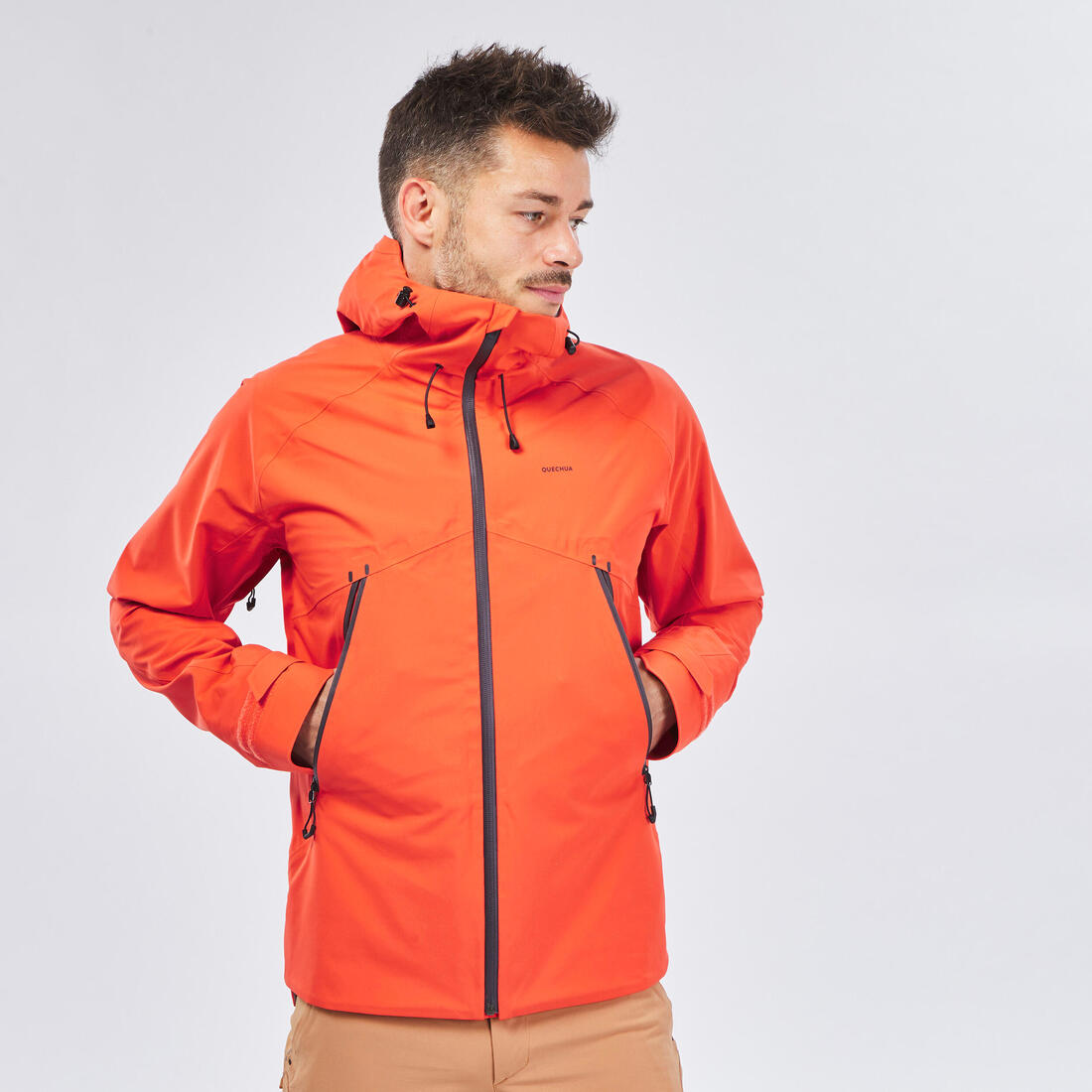 Veste de randonnée montagne imperméable homme, MH500