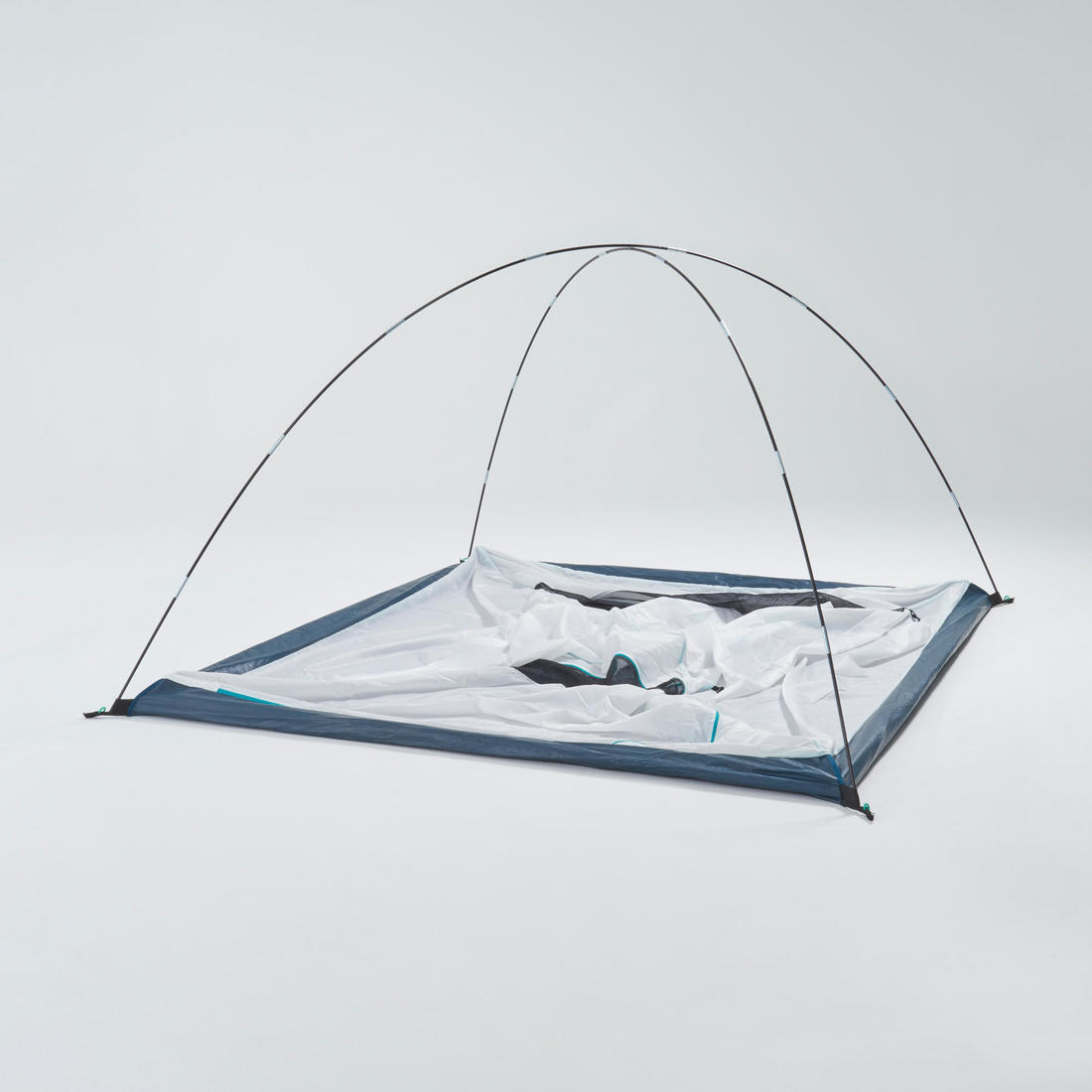 Tente de camping 3 places, MH100 gris