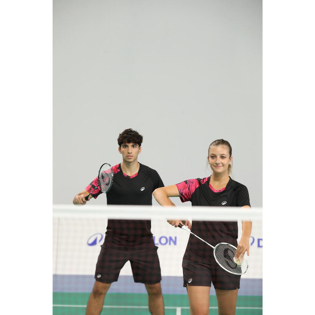 Lot de Raquette de Badminton Adulte BR Sensation 500 - Noir/Blanc