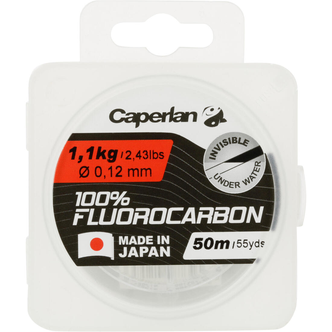 FIL DE PÊCHE FLUOROCARBONE 100% 50M