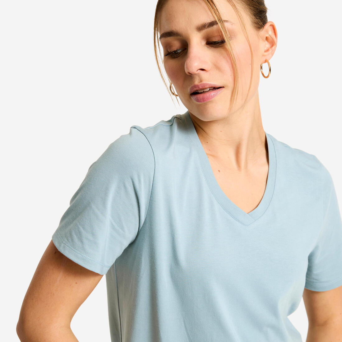 TEE SHIRT COOLMAX FEMME COL V