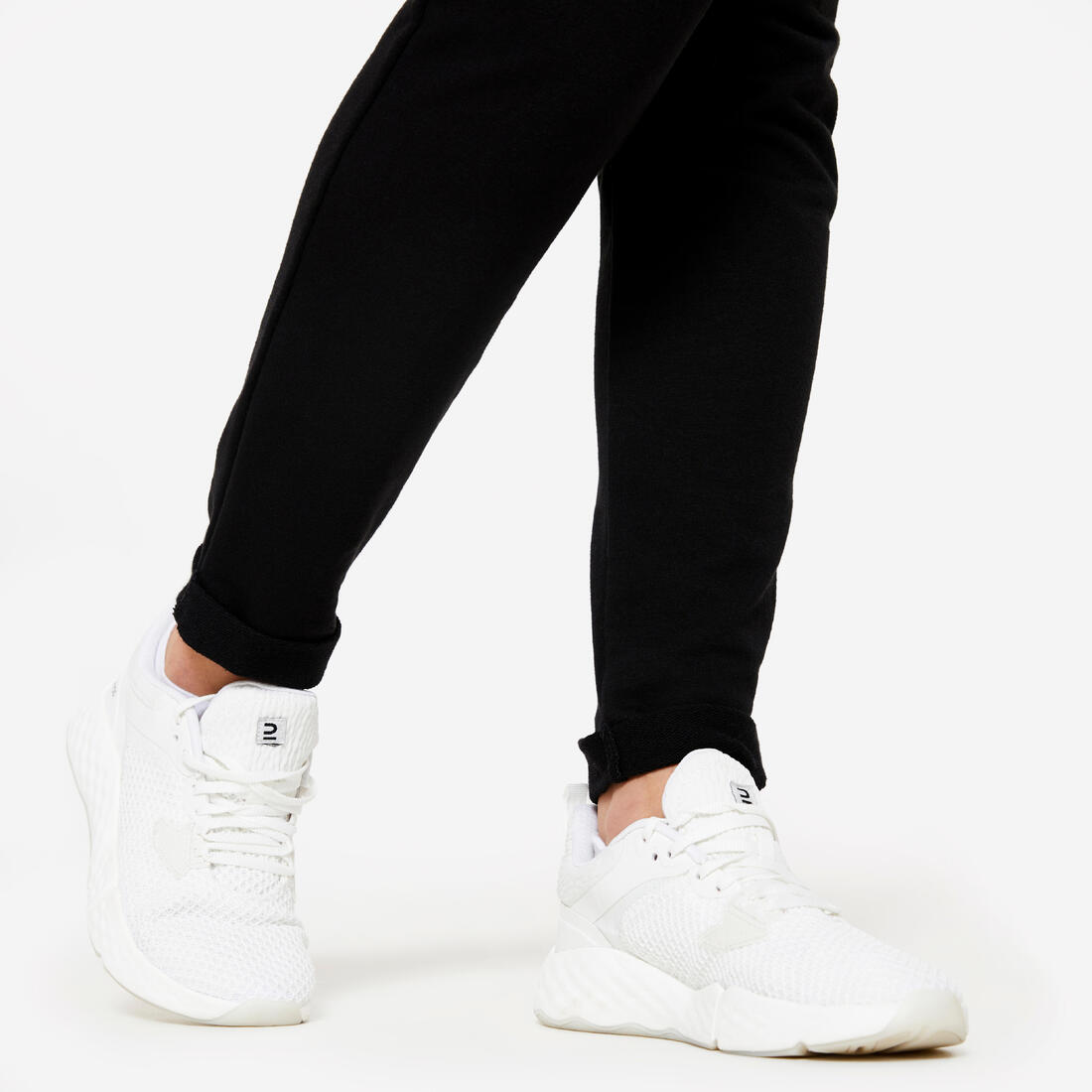 Pantalon Jogging Slim Fitness Femme - 500 gris