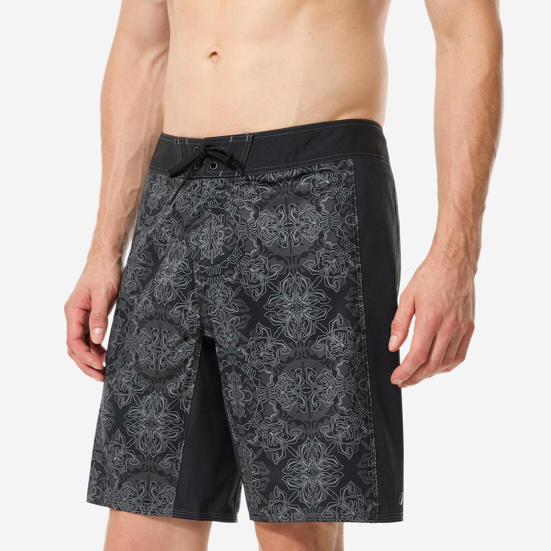 Short de bain boardshort surf long 19" homme, 500 Arch alex