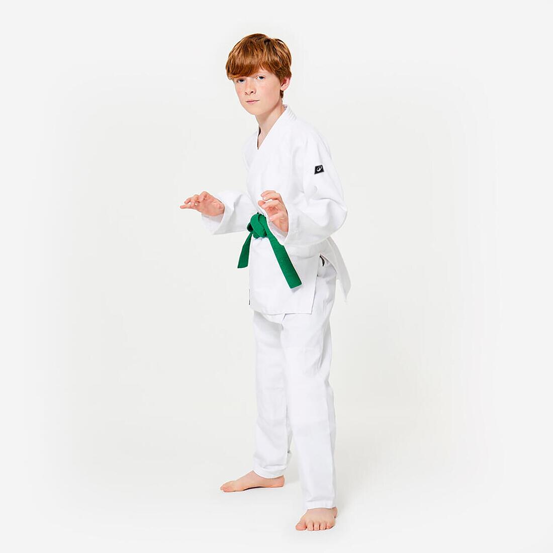 Kimono de judo et aikido 350 gr/m² enfant, blanc