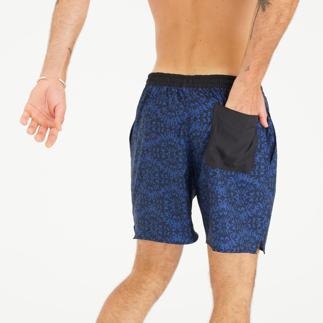 Boardshort surf short de bain mi-long 18'' homme, 100 Supagirl