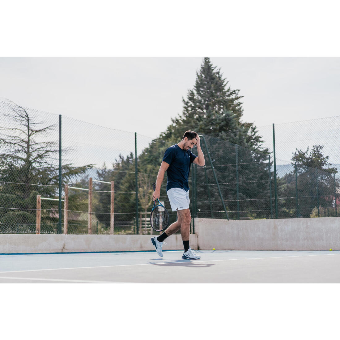 T-shirt tennis manches courtes homme - Artengo DRY Gaël Monfils