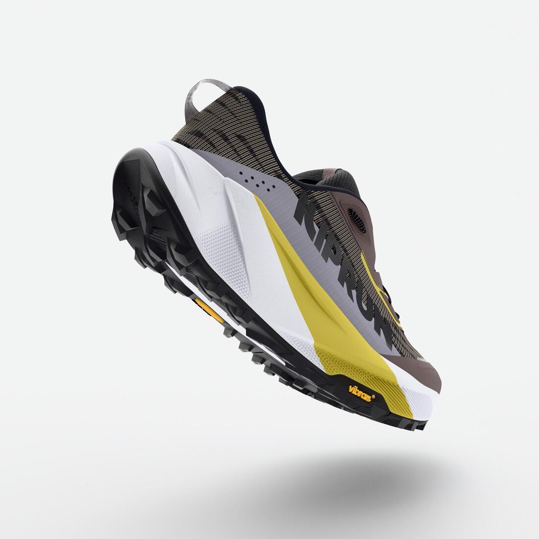 Chaussures de running trail homme, Kiprun kipsummit max, orange et