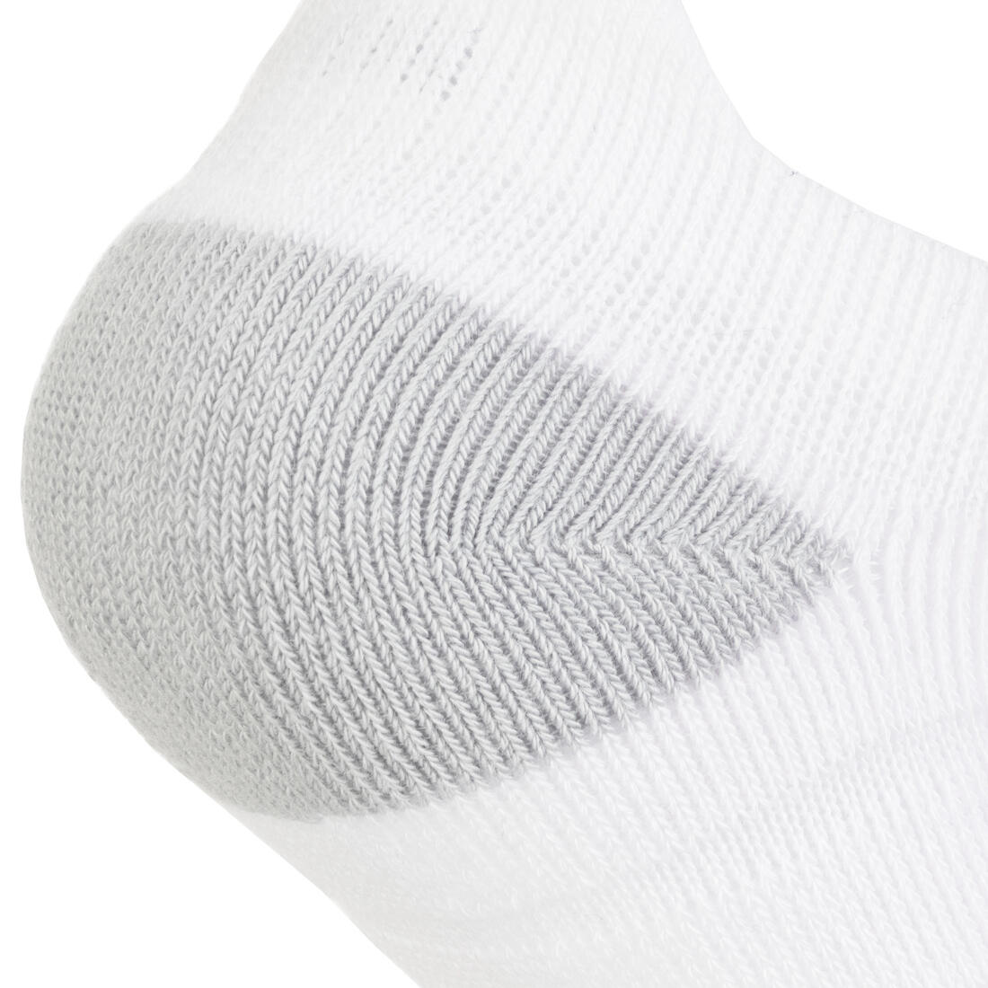 CHAUSSETTES TENNIS ENFANT BASSES ARTENGO RS 160 GRIS LOT DE 3