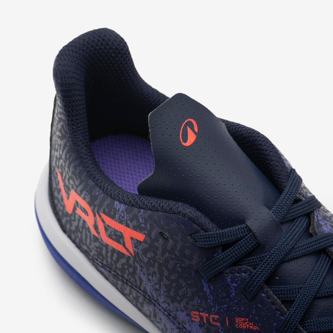 CHAUSSURES DE FOOTBALL ENFANT A LACETS VIRALTO I TURF TF ORANGE ET