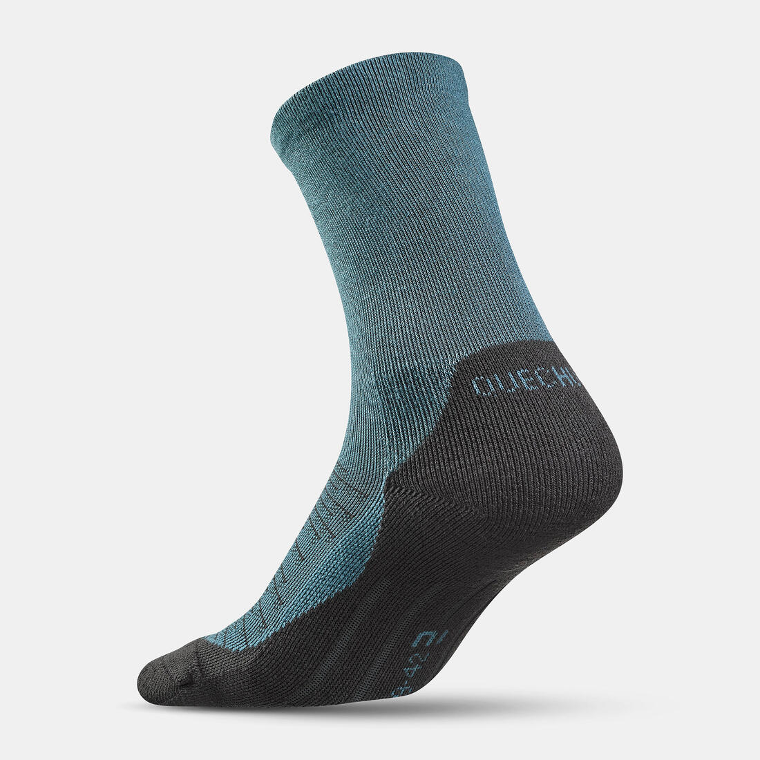 Chaussette Hike 100 High - Gris et - Lot de 2 paires