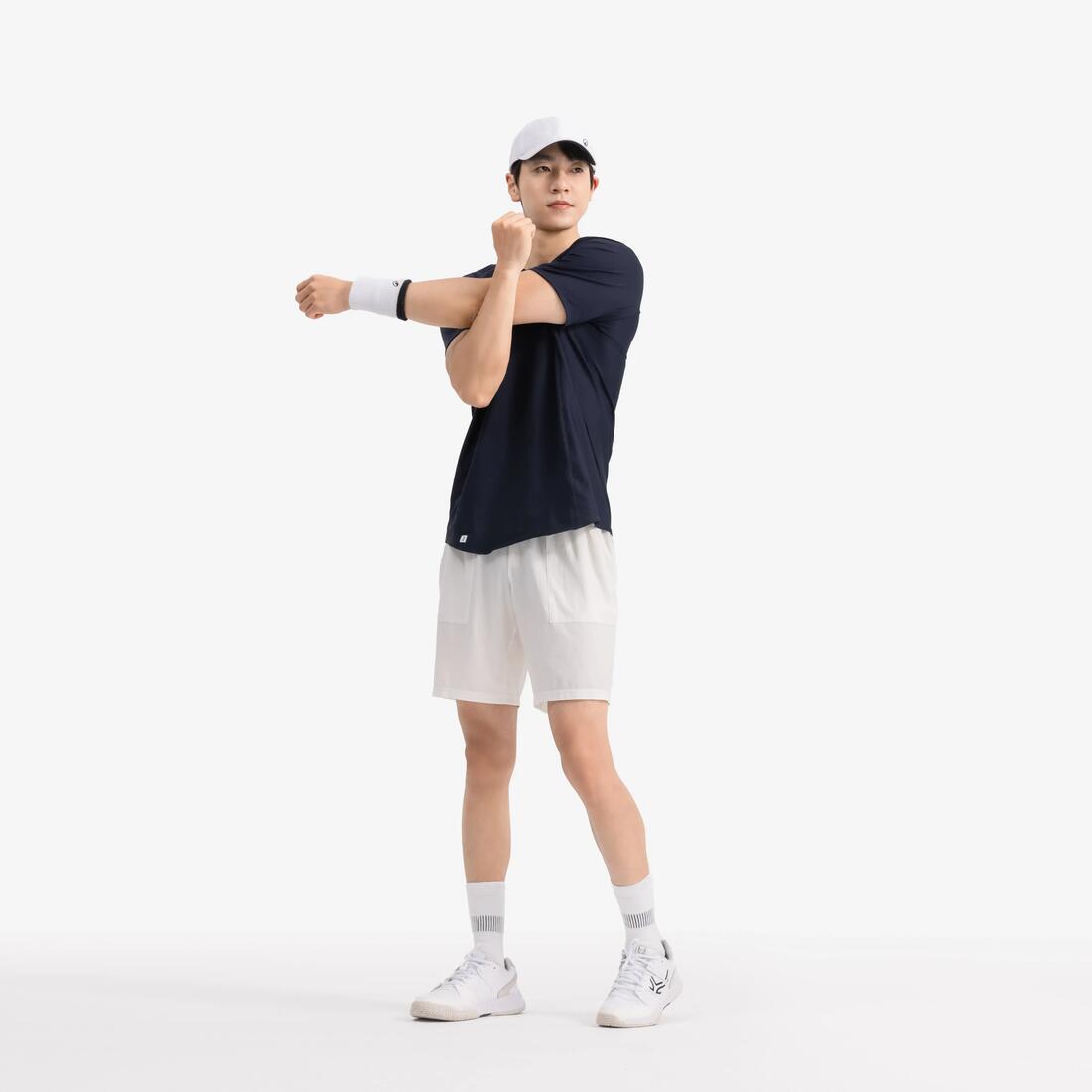 T-shirt tennis manches courtes homme - Artengo DRY Gaël Monfils