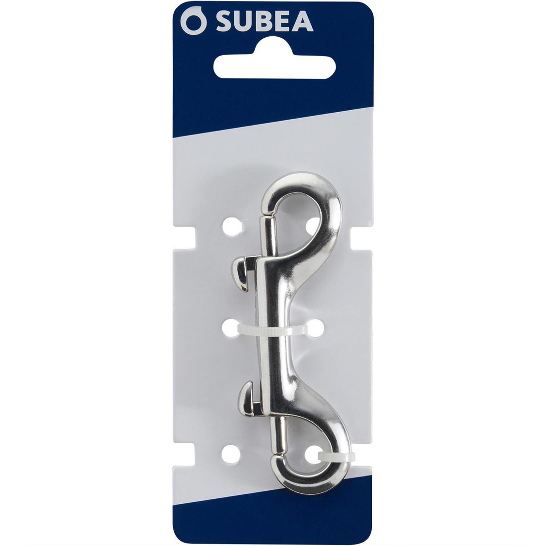 Mousqueton double SCD 100 mm de plongée sous-marine