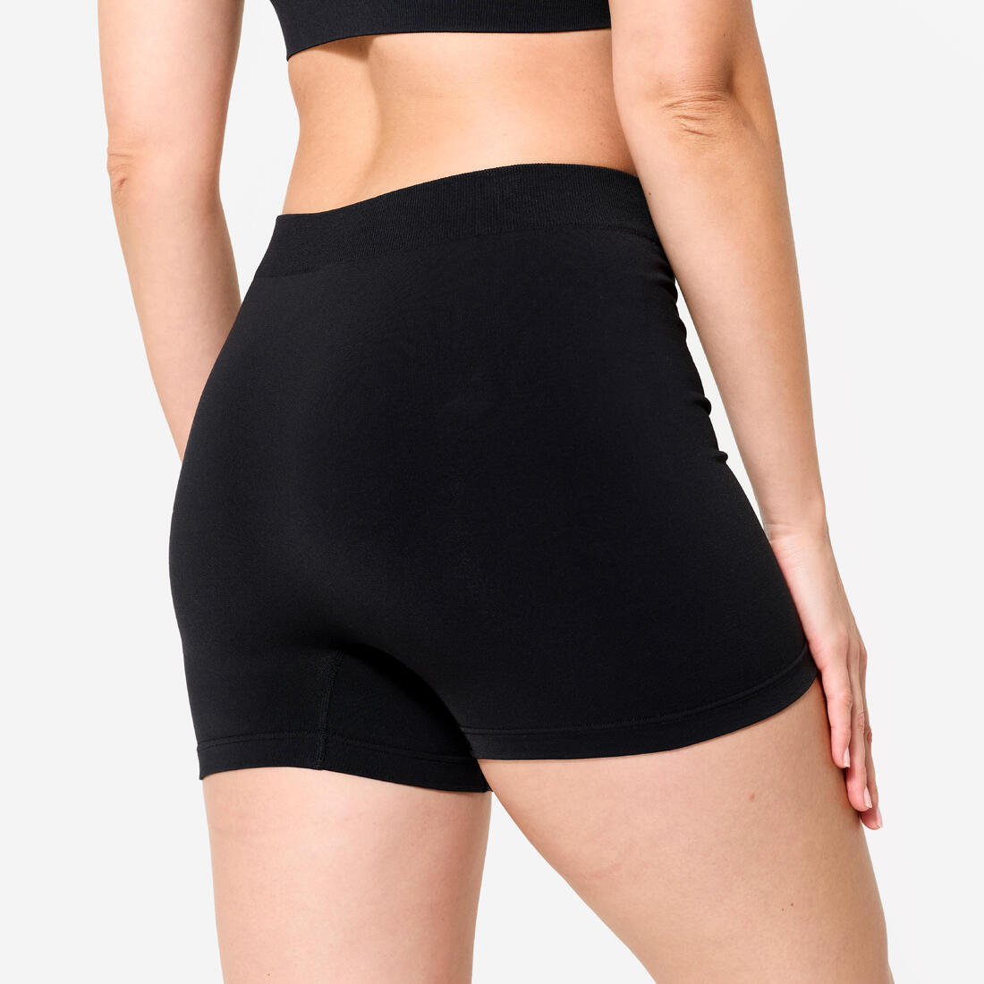 Boxer short de sport taille haute Femme