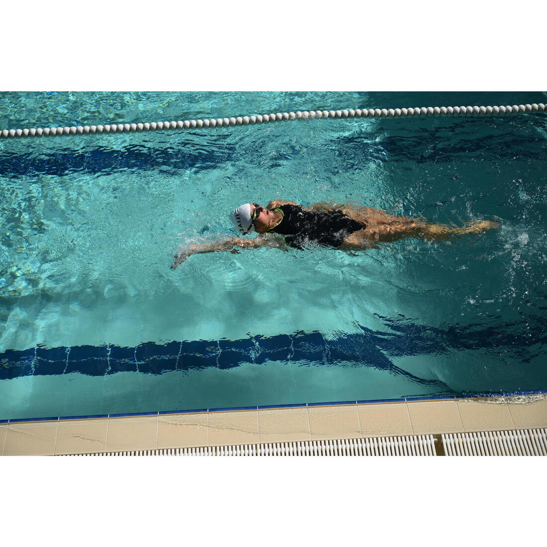 Maillot de bain kamyla 500 black yellow