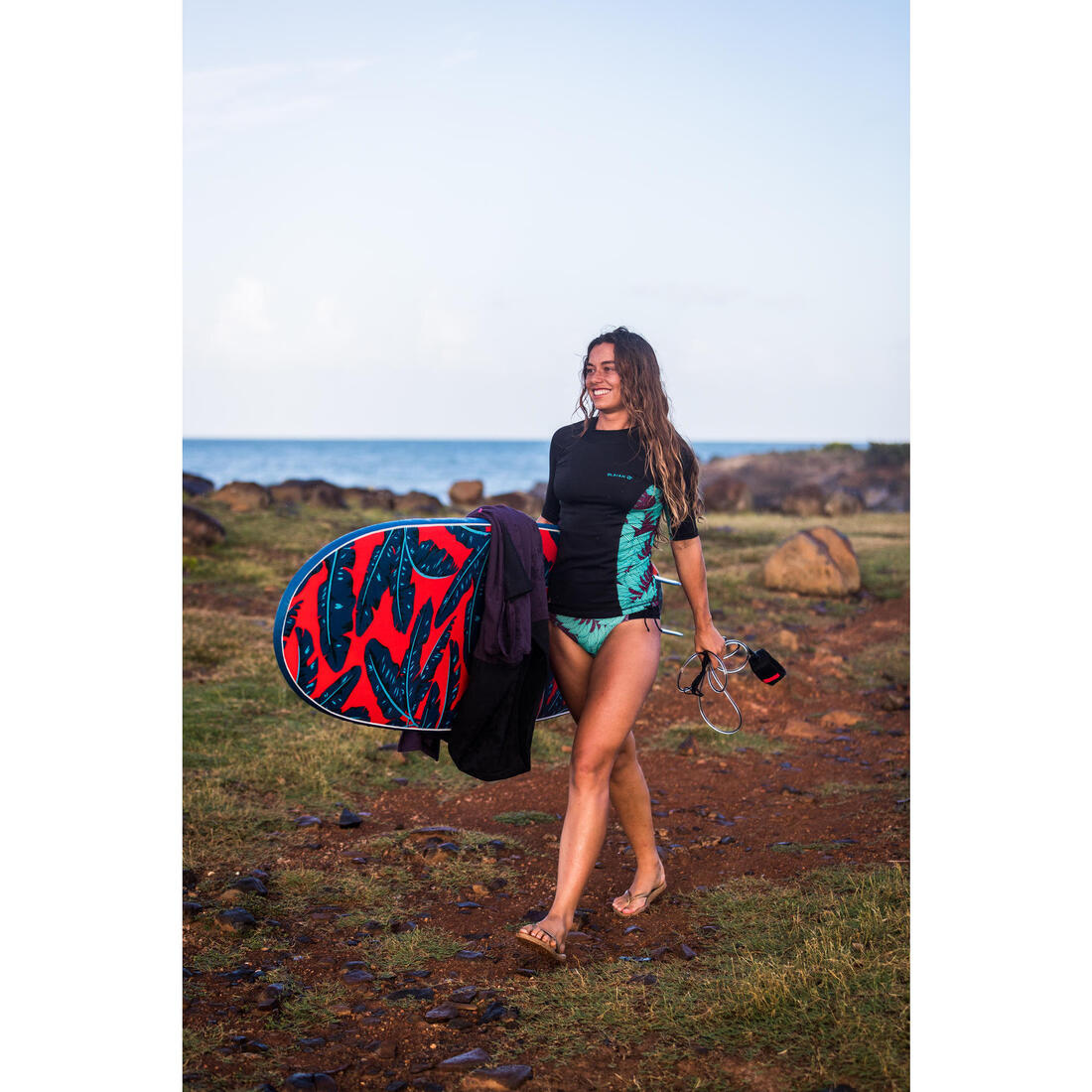 Bas de maillot de bain de surf femme taille basse NIKI KOGA MALDIVES
