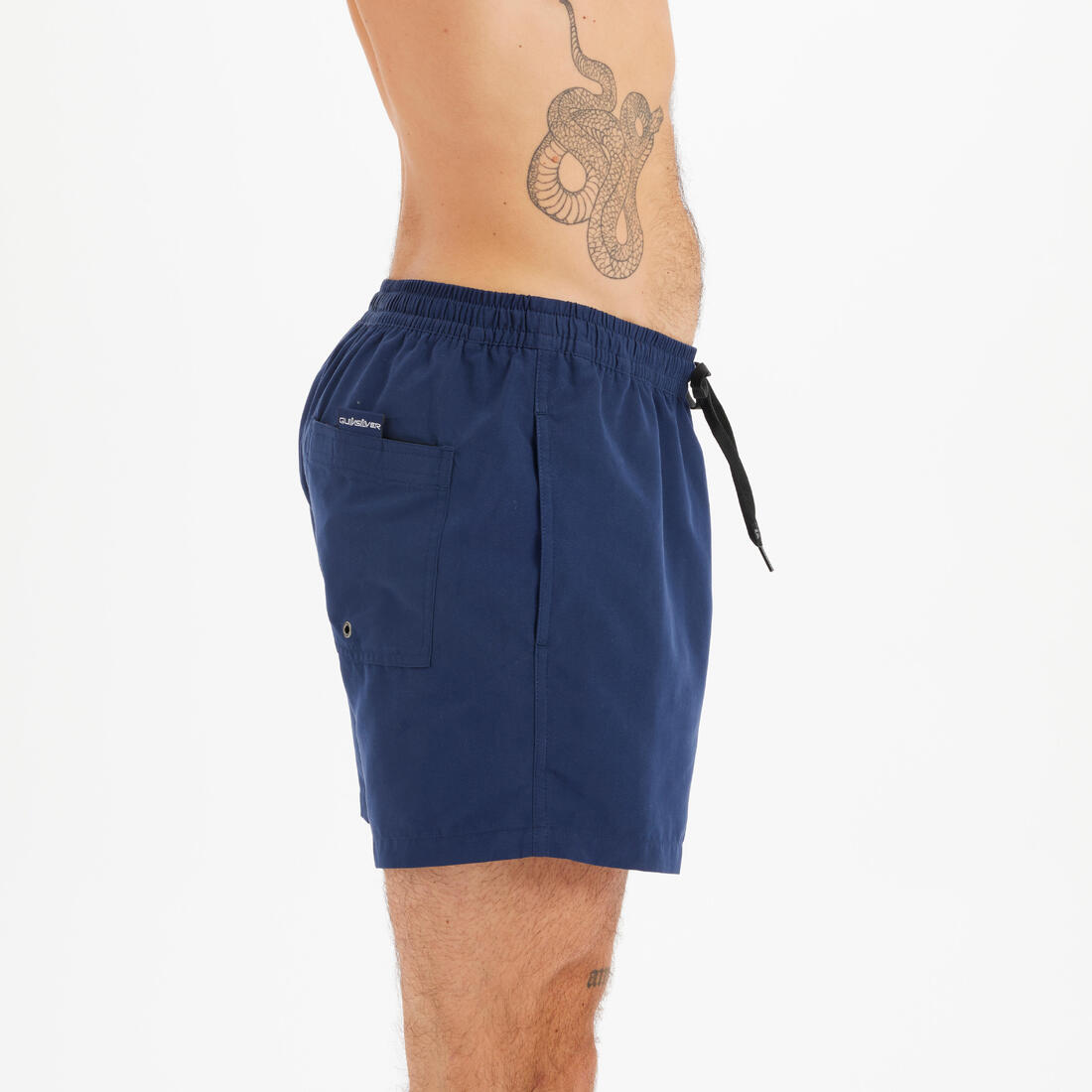 Short de bain court homme - Volley bleu marine