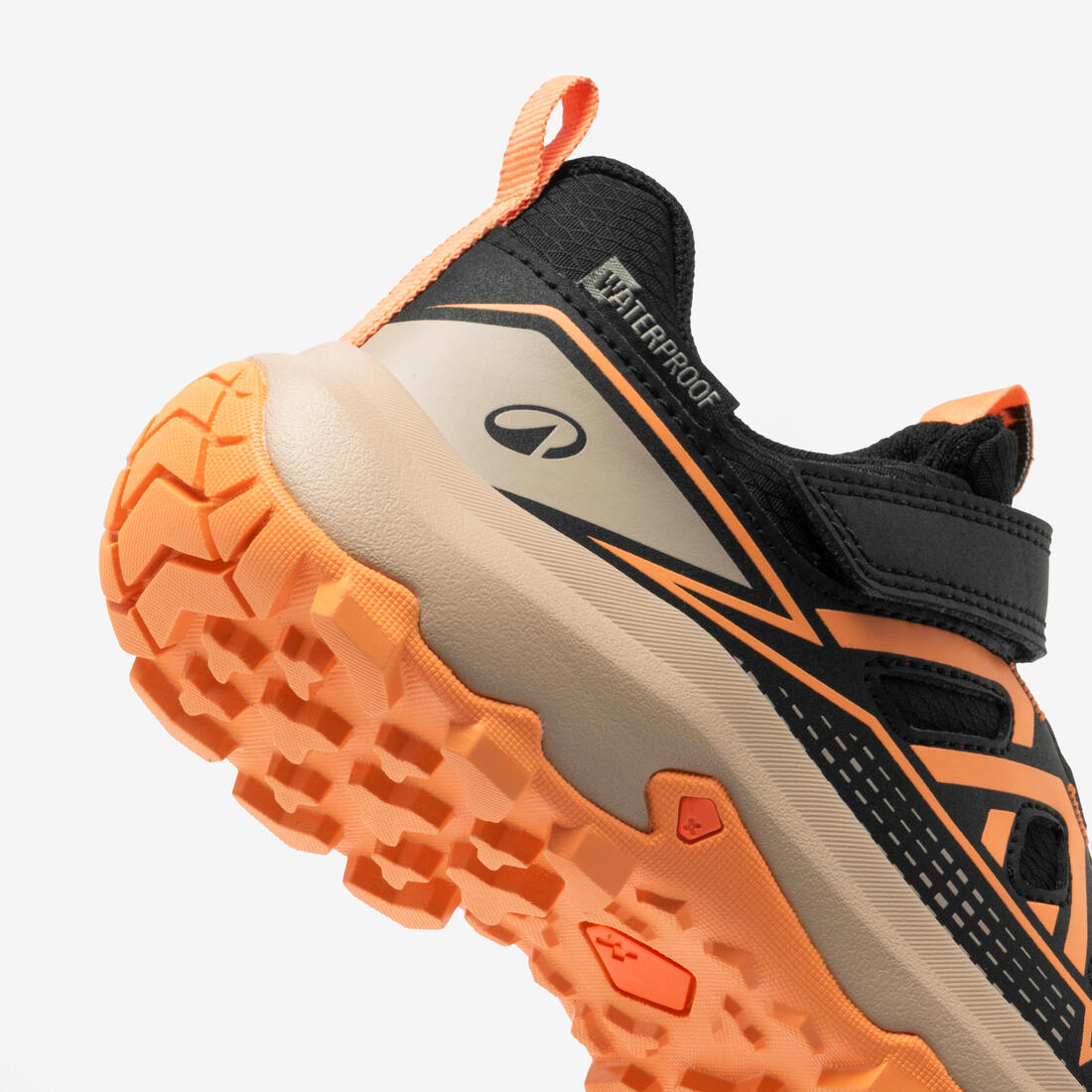 Chaussures de randonnée imperméables enfant du 24 au 34, Crossrock scratch