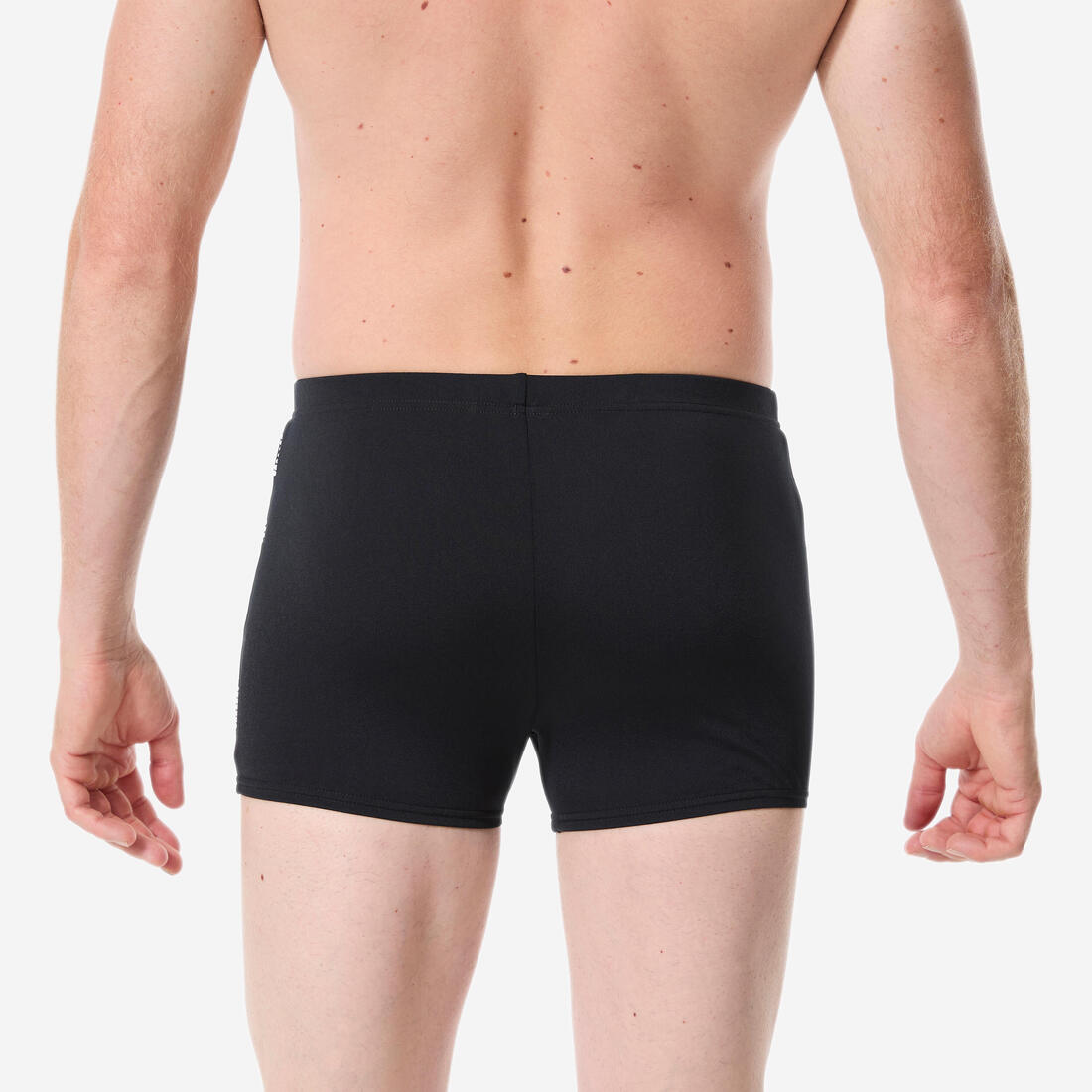 Boxer de bain natation homme, Graphic noir blanc