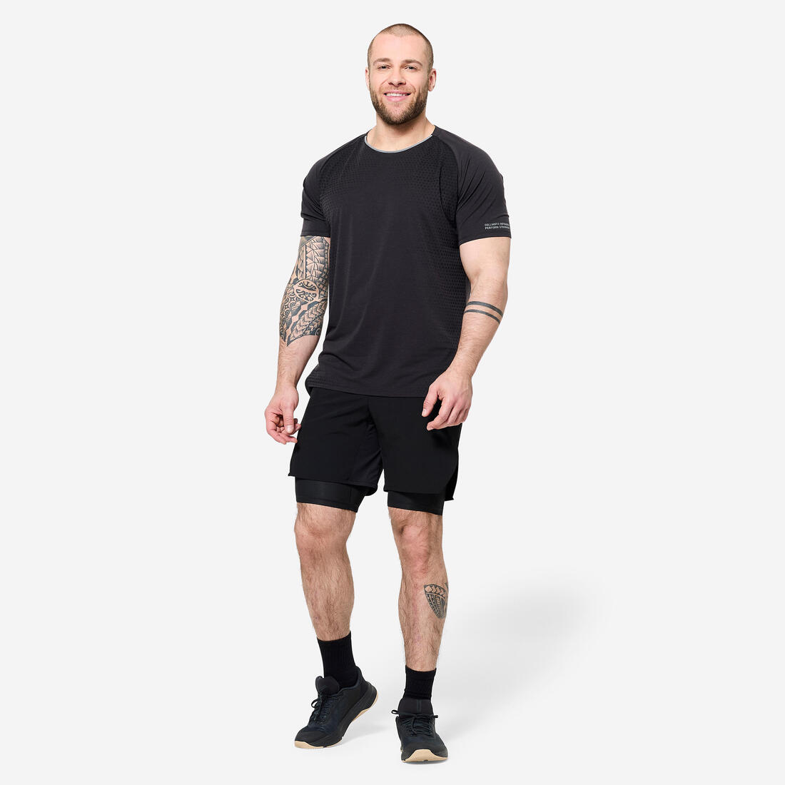 Short de cross training respirant et léger, Celliant