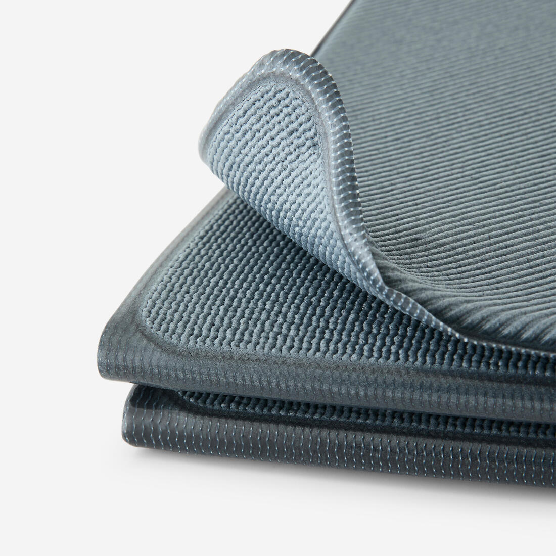 Tapis de fitness résistant et pliable 7mm, bleu gris